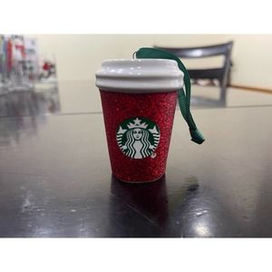 2019 Starbucks Glitter Ornament